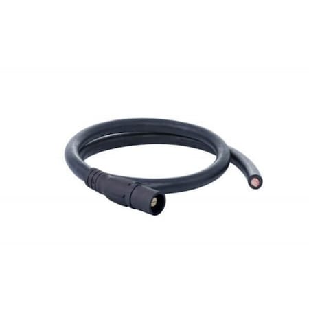 Type W 400A Pig Tails Series 16 MaleTinned Cdr 10ft, Black